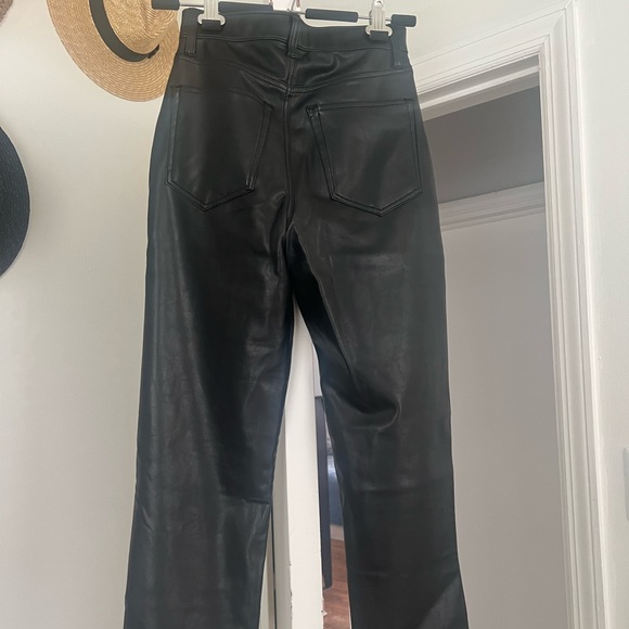 Abercrombie Ultra High Rise Ankle Leather Pants - Picture 6 of 6